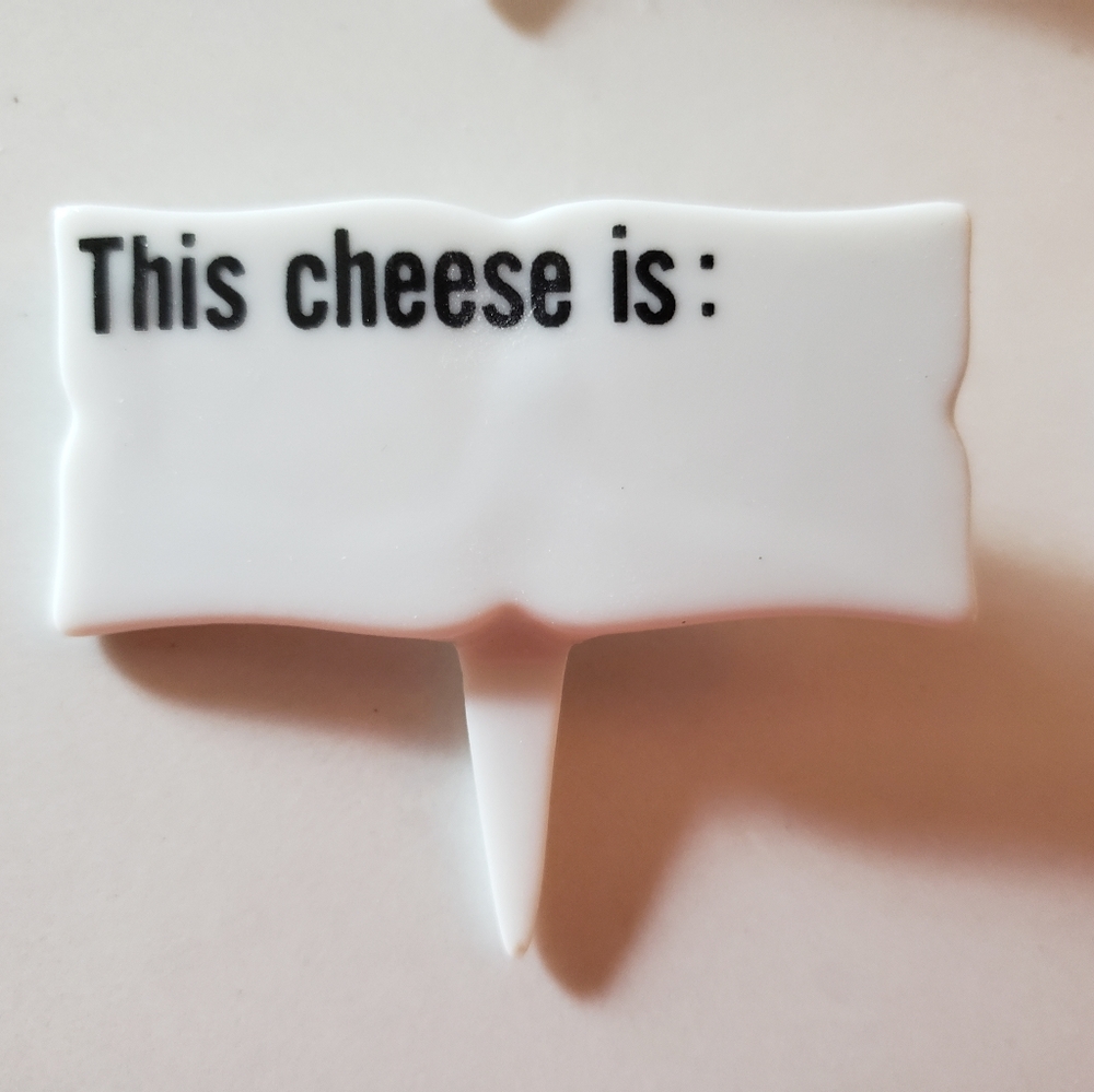Shafford Vintage Bone China Cheese signs, pre-owned